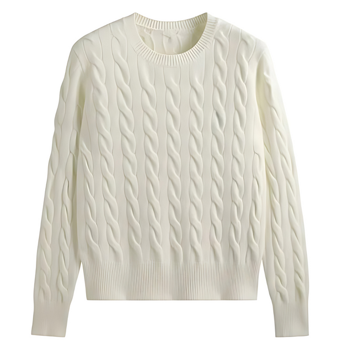 Casual Rib Knit Sweater