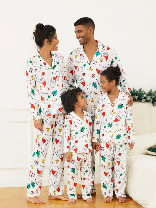 Christmas Festival Print Family Matching Pajama Set