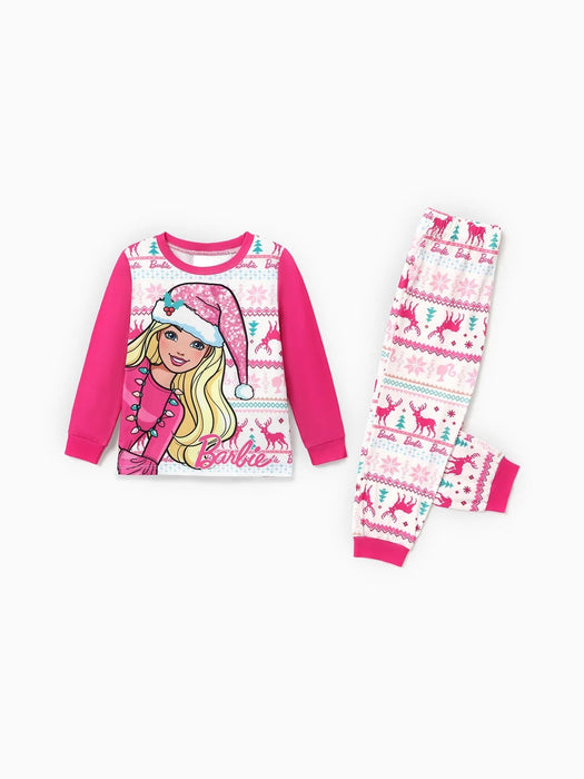 Mommy And Me Character Print Family Matching Christmas Sweater Set