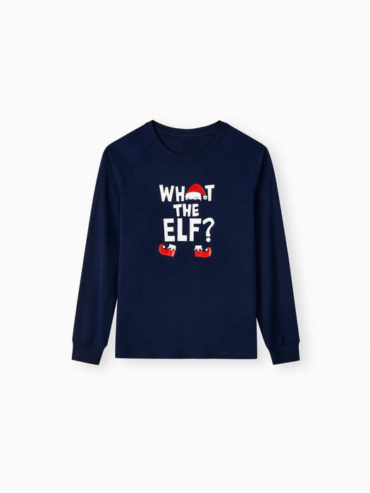 What The Elf Printed Family Matching Christmas Pajama Set