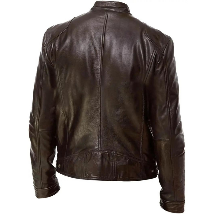 Classic Leather Motorcycle Jacket