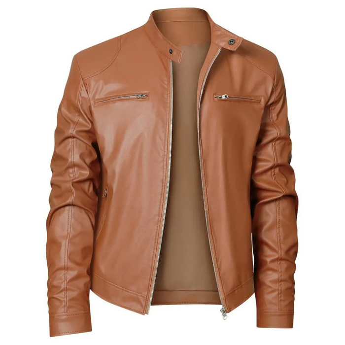 Classic Leather Motorcycle Jacket