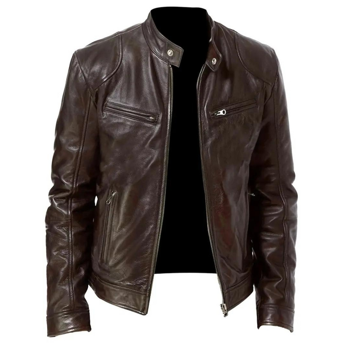 Classic Leather Motorcycle Jacket