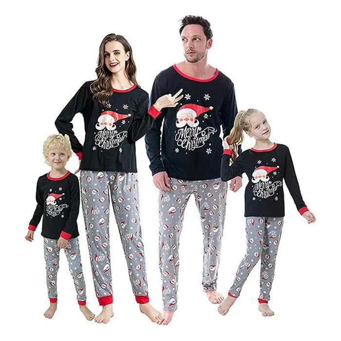 Christmas Santa Print Family Pajama Set