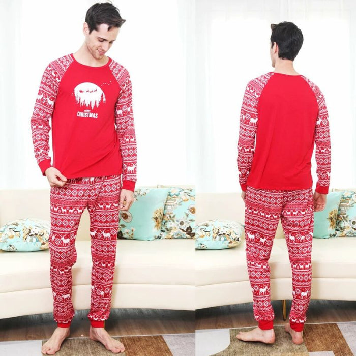 Christmas Pajamas Matching Set Deer