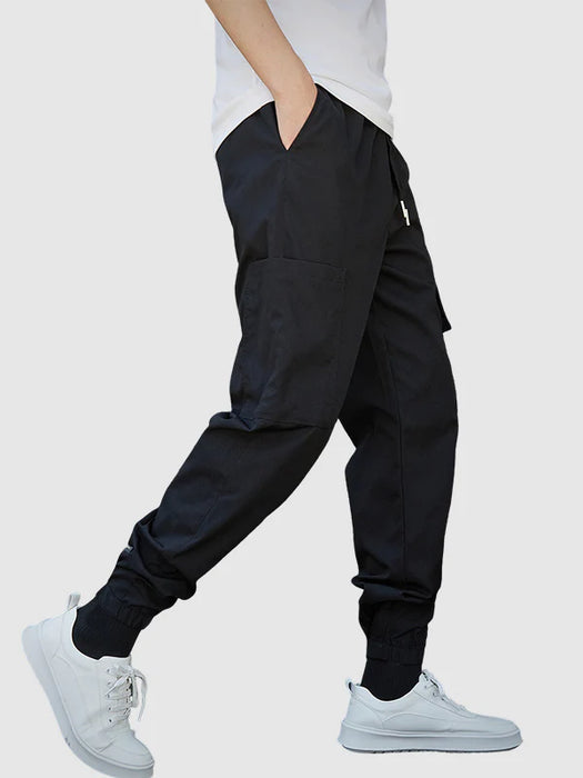 Drawstring Cargo Trousers