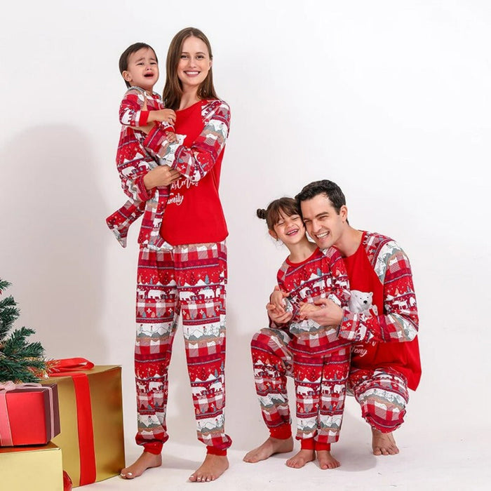 Christmas Bear Family Matching Pajamas