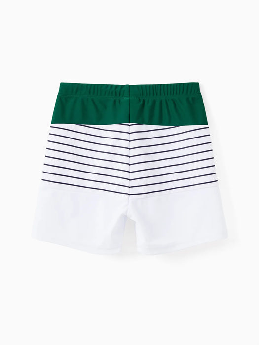 Family Matching Two Piece Swim And Drawstring Trunks