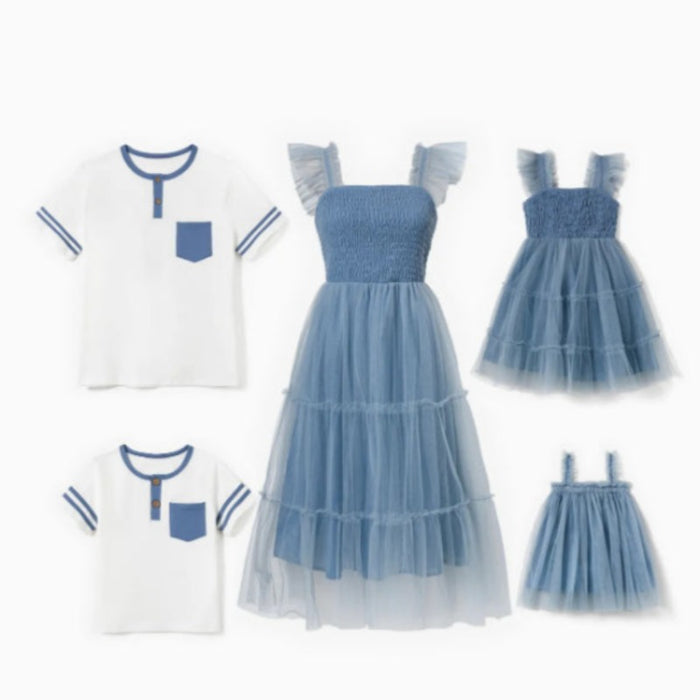 Family Matching Dresses Set