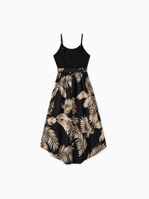 Floral Print Belted Cami Family Matching Sets