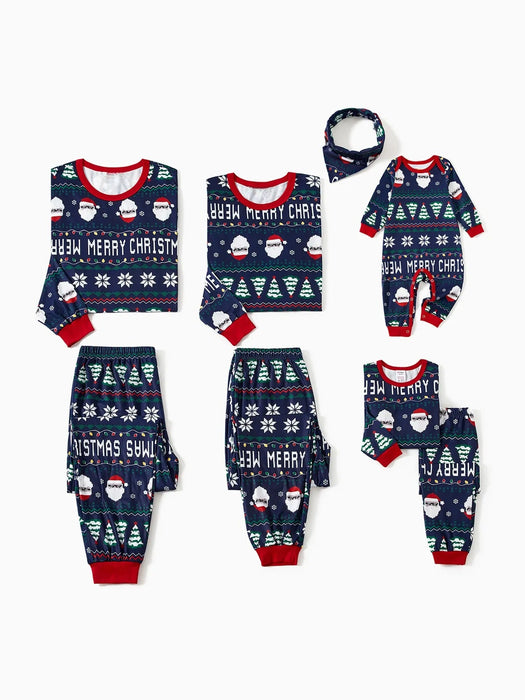 Festive Family Matching Christmas Pajama Set