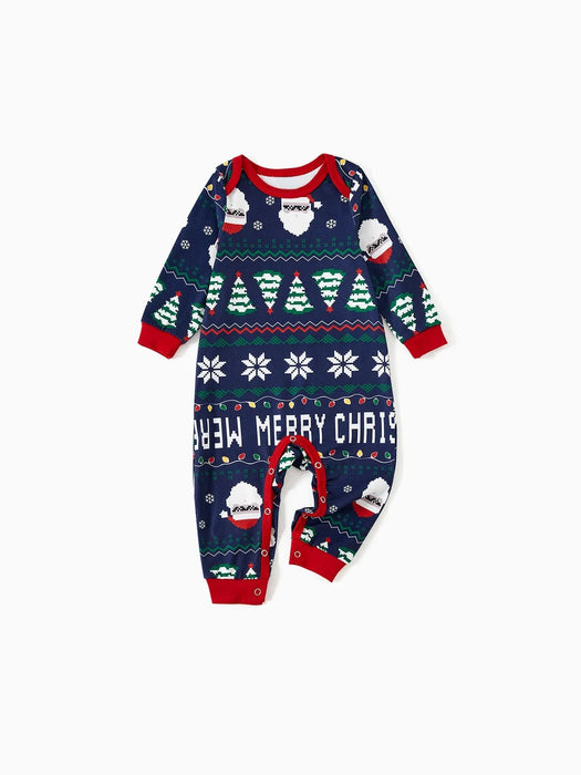 Festive Family Matching Christmas Pajama Set