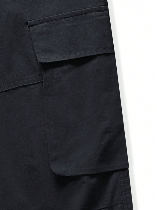 Flap Pocket Side Cargo Pants