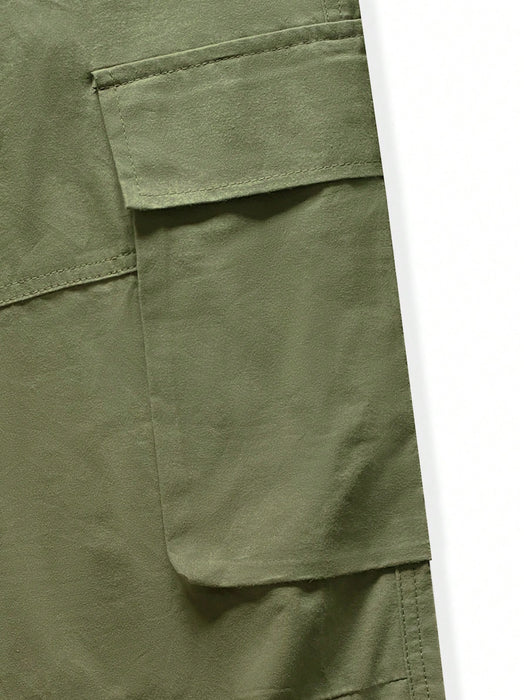 Flap Pocket Side Cargo Pants