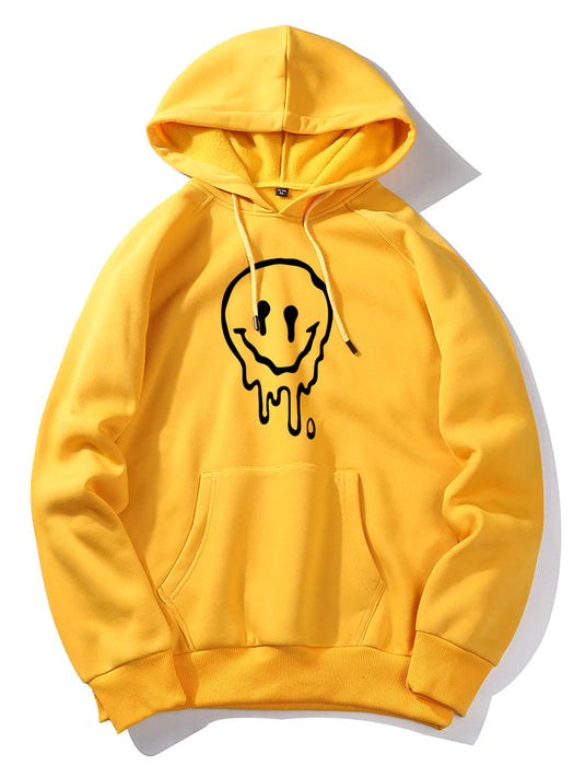 Smiley Print Hoodie