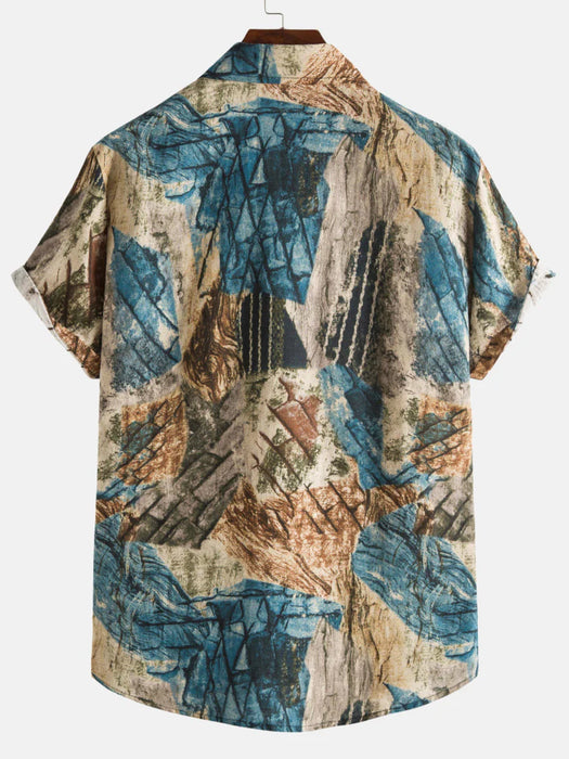 Abstract Graffiti Cotton Shirt