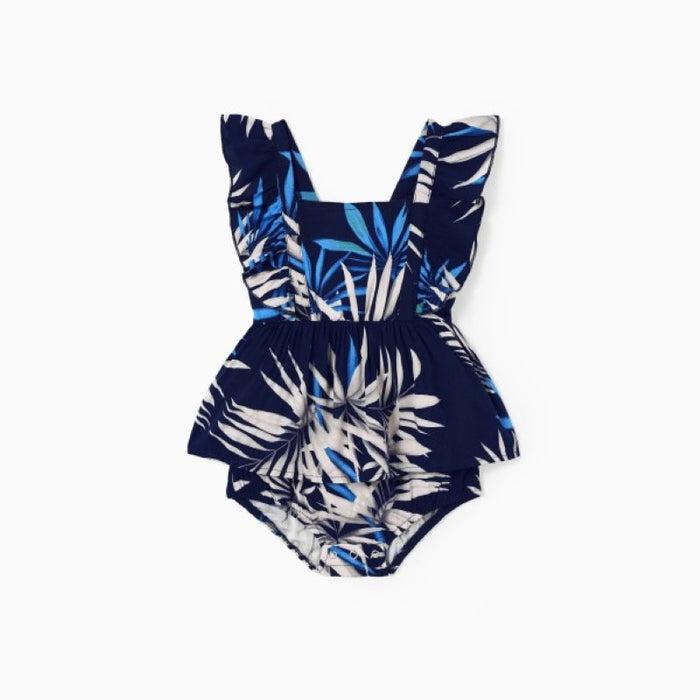 Leaf Print Family Beach Family Matching Sets