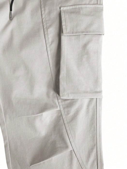 Loose Fit Cargo Pants With Flap Pockets