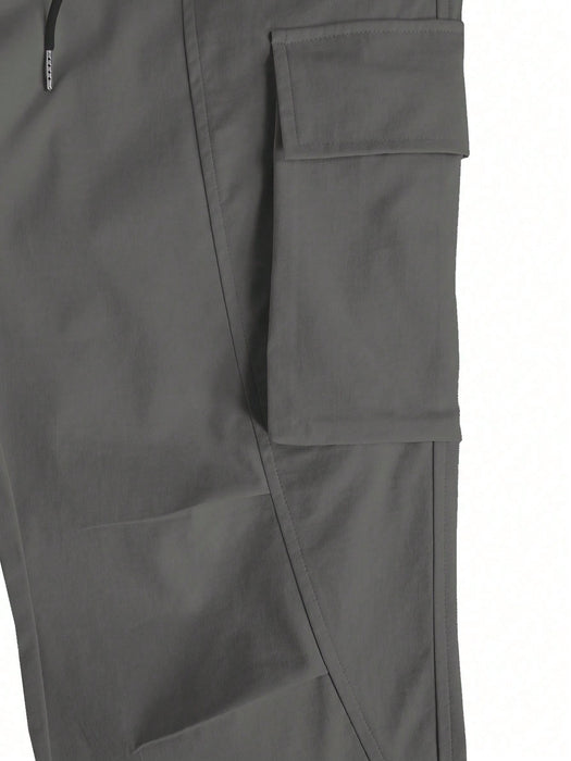 Loose Fit Cargo Pants With Flap Pockets