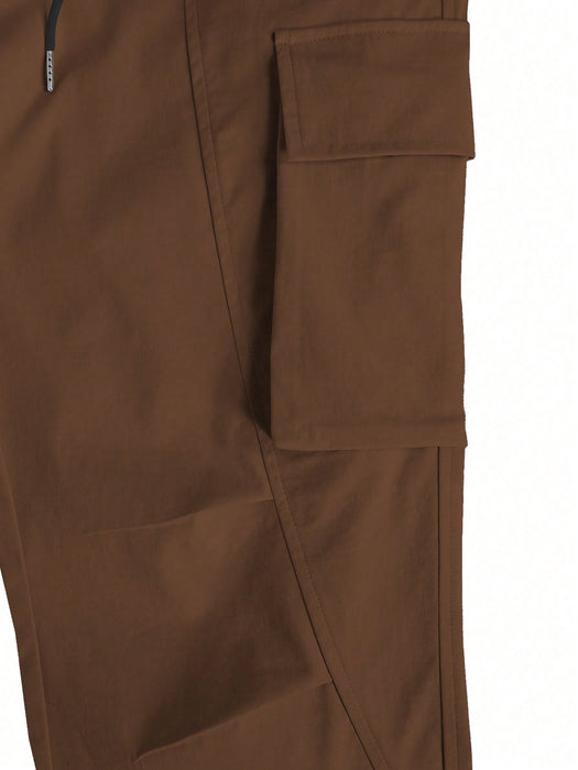 Loose Fit Cargo Pants With Flap Pockets