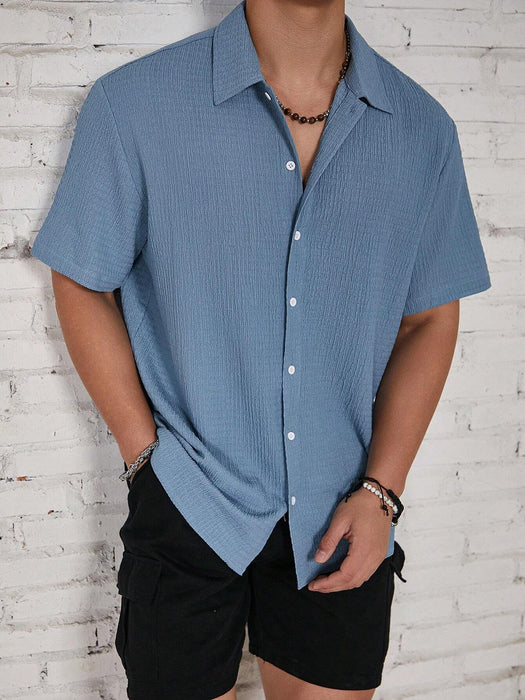 Loose Fit Comfy Button Up Shirts