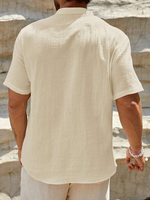 Loose Fit Short Sleeve Casual Shirts