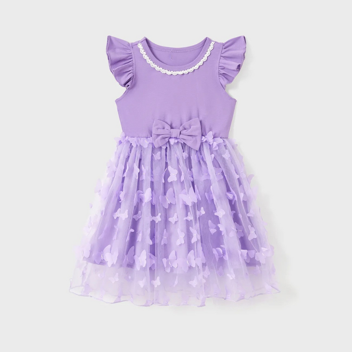 Elegant Lavender Family Outfits Set