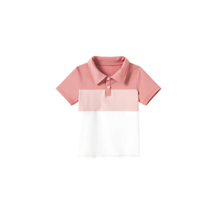 Matching Dress And Polo Shirts Family Set