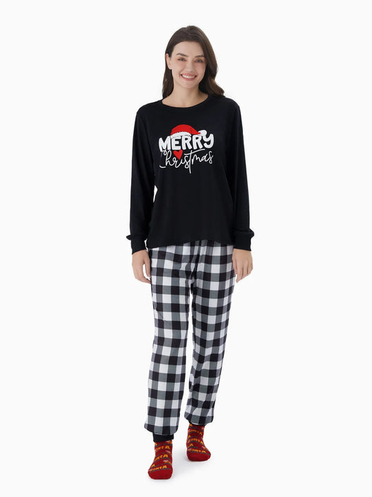 Merry Christmas Print Family Matching Christmas Pajama Set