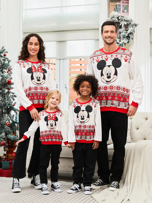 Mickey And Friends Family Matching Christmas Sweatshirt Set