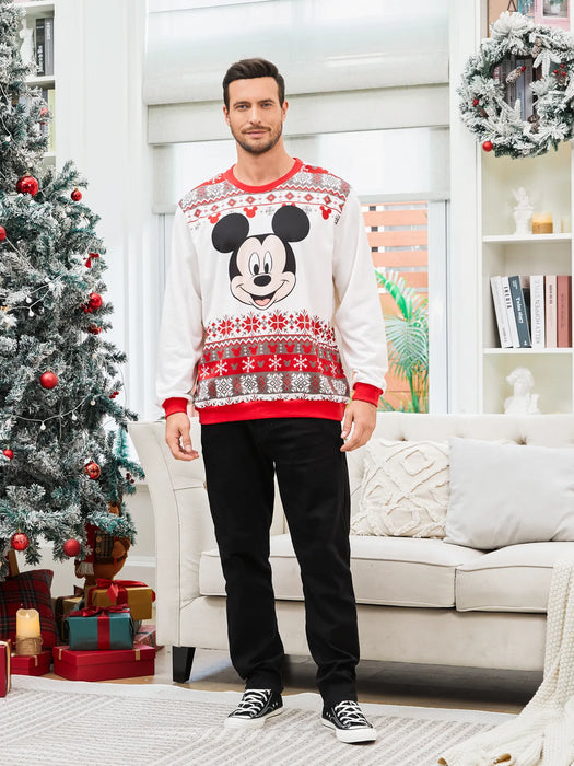 Mickey And Friends Family Matching Christmas Sweatshirt Set