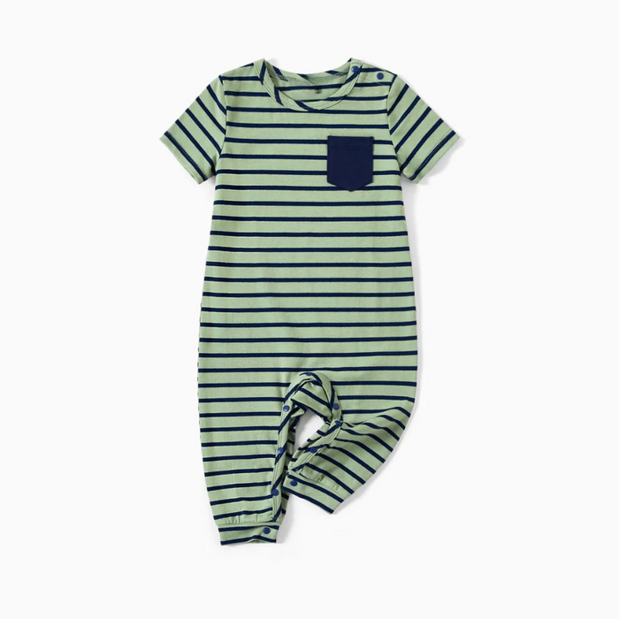 Nautical Stripe Family Matching Outfit Set