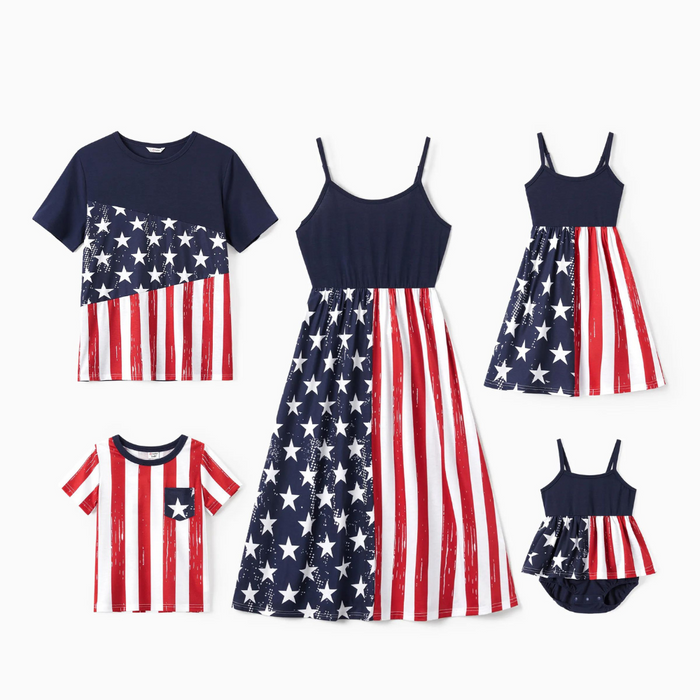 Patriotic Family Matching Outfit Set