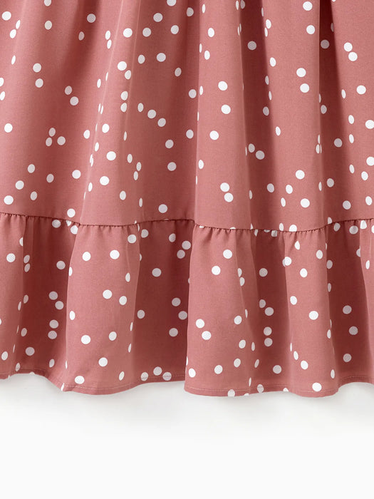 Polka Dot Ruffle matching Set