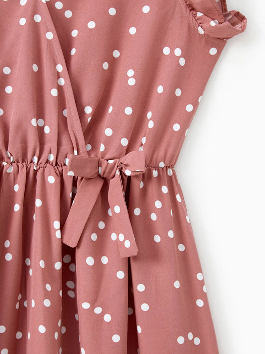 Polka Dot Ruffle matching Set