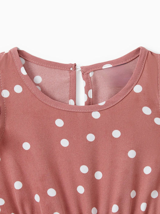 Polka Dot Ruffle matching Set