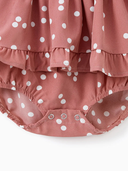 Polka Dot Ruffle matching Set