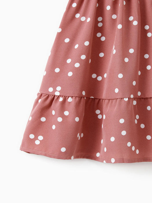 Polka Dot Ruffle matching Set