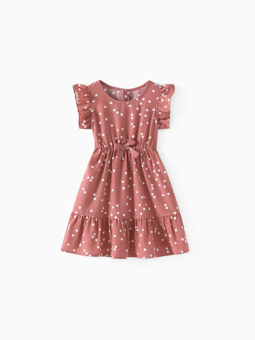 Polka Dot Ruffle matching Set