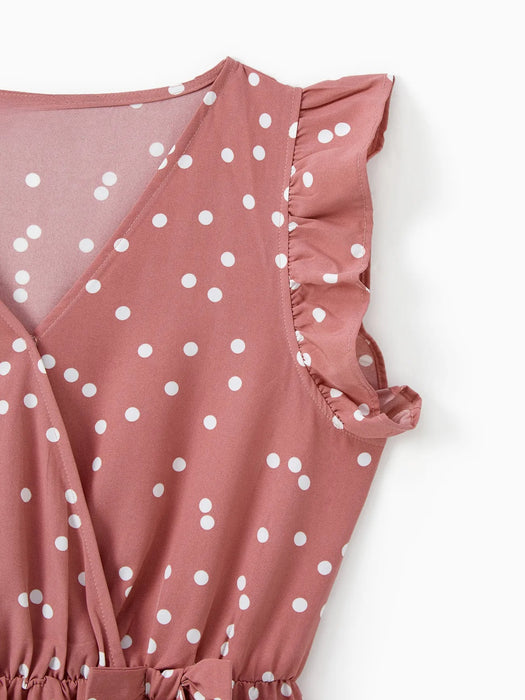 Polka Dot Ruffle matching Set