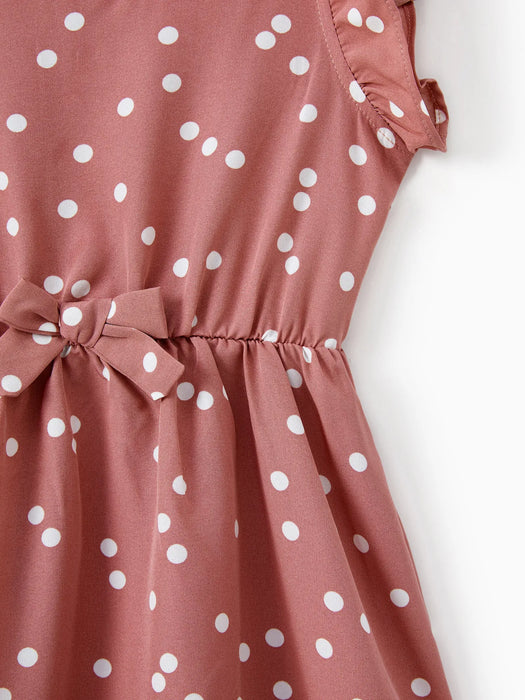 Polka Dot Ruffle matching Set