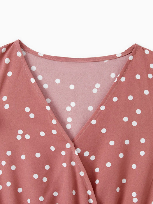 Polka Dot Ruffle matching Set