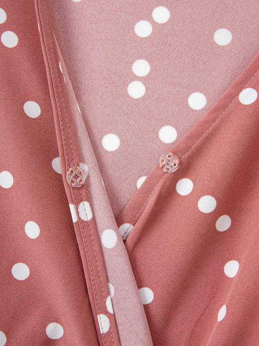 Polka Dot Ruffle matching Set