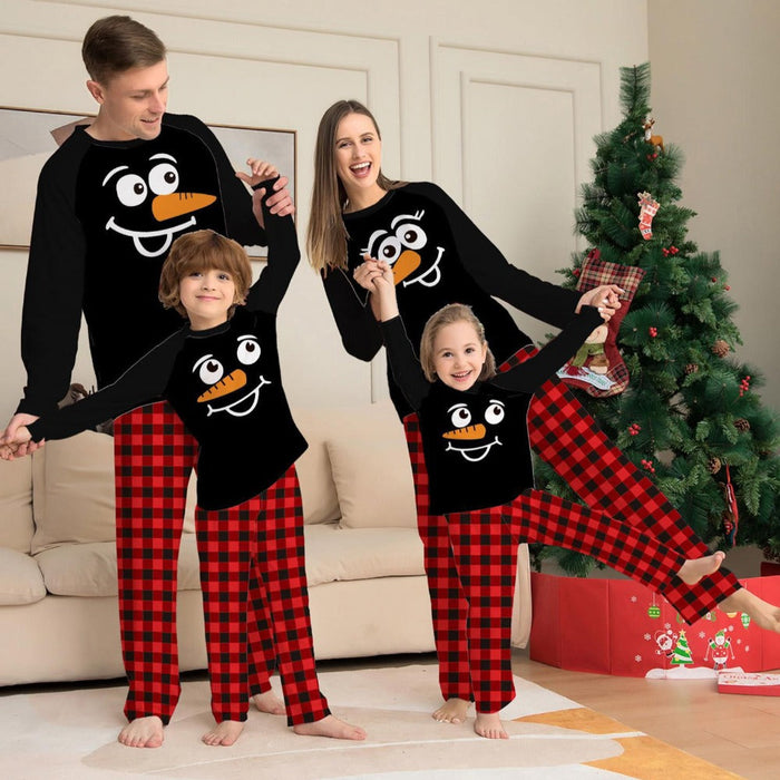 The Snowman Nose Family Pajama Set