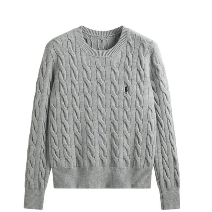 Classic Ribbed Knit Sweater