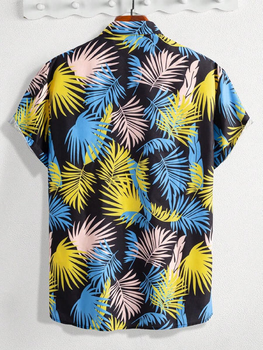 Short Sleeve Tropical Print Shirts