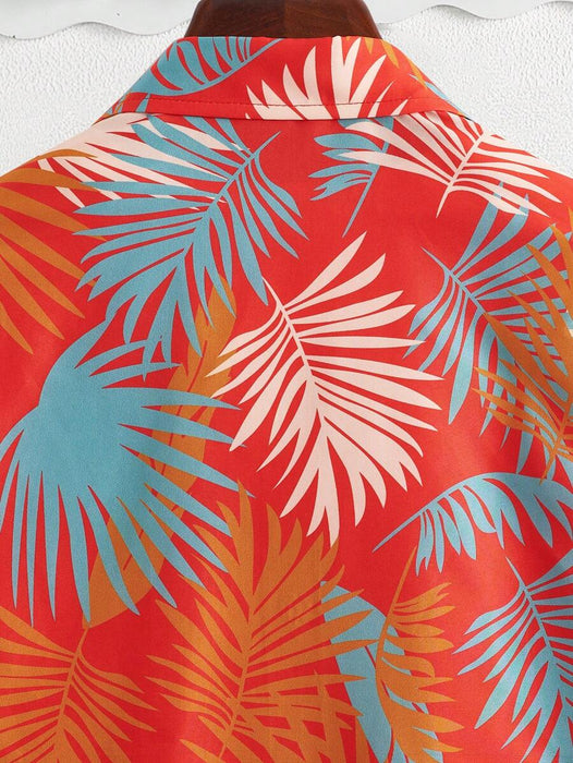 Short Sleeve Tropical Print Shirts