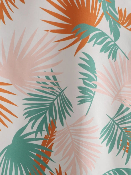 Short Sleeve Tropical Print Shirts