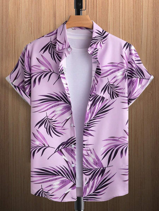 Short Sleeve Tropical Printed Shirts