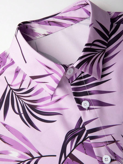 Short Sleeve Tropical Printed Shirts